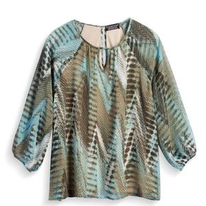 PAPERMOON Thiago Keyhole Detail Blouse